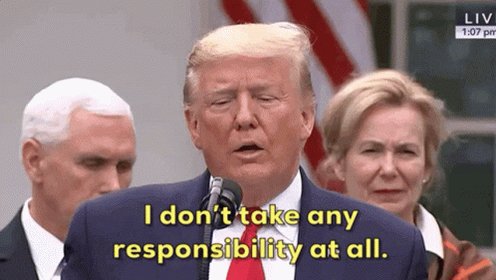 Donald Trump Responsibility...