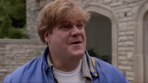 Wow.
via Chris Farley would have been only 58 today. 
Happy birthday, Chris.  