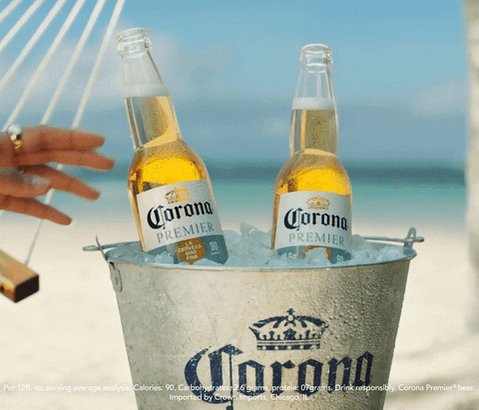 Corona Beer Beach GIF by Co...