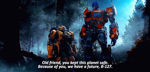 Bumblebee Optimus Prime GIF