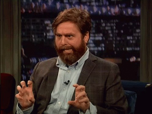 Zach Galifianakis Lick GIF