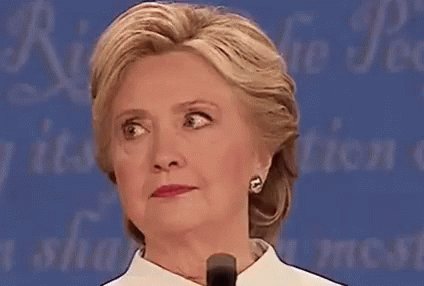 Hillary Clinton Listening GIF