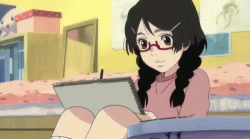 Princess Jellyfish Drawing GIF