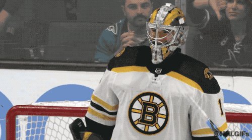 Boston Bruins Jeremy Swayman GIF - Boston Bruins Jeremy Swayman