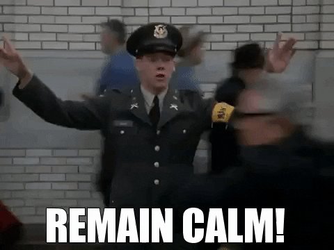 Calm Down Kevin Bacon GIF by Puffin Graphic Design