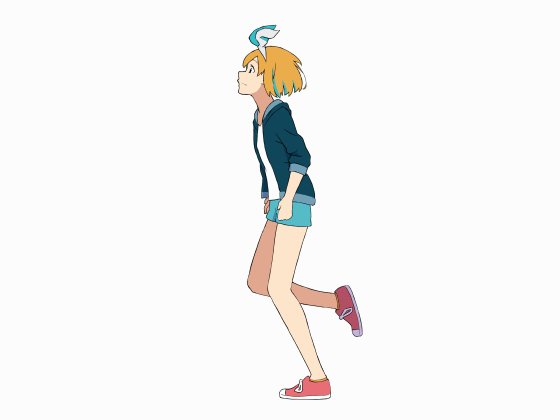 走るアニメーションのtwitterイラスト検索結果