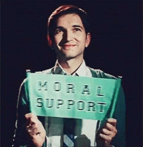 Moral Support Flag GIF