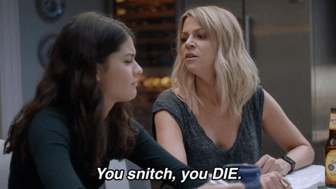 You Snitch You Die Kaitlin ...