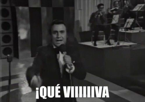 Manolo Escobar Cantando GIF