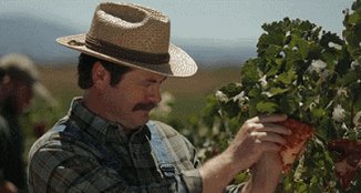 Nick Offerman Pizza GIF