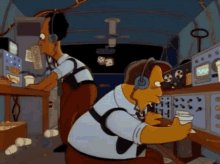 The Simpsons Surveillance GIF