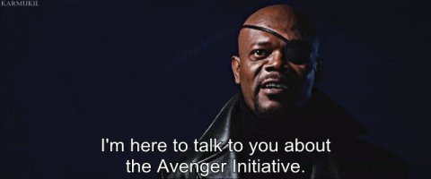 nick fury avengers GIF