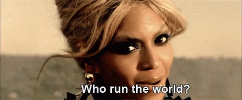 Beyonce Runthe World GIF