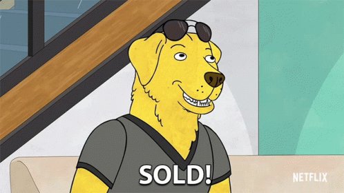 Sold Mr Peanutbutter GIF