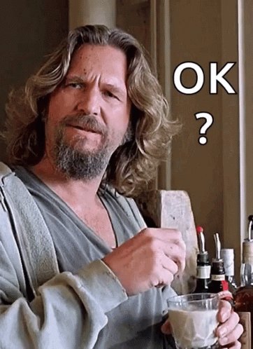 Dude White Russian GIF