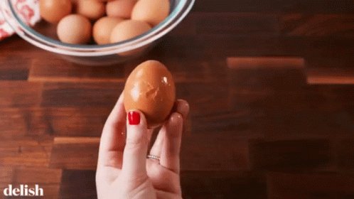 Peeled Boiled Eggs How To Properly Peel Eggs GIF