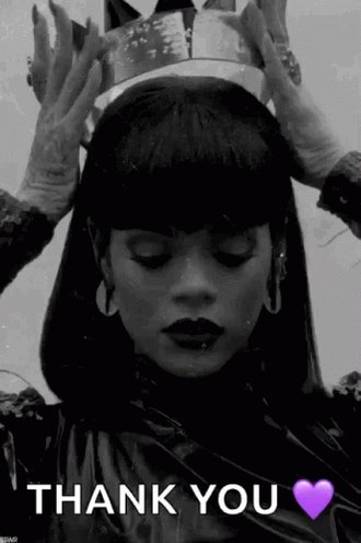 Rihanna Crown GIF