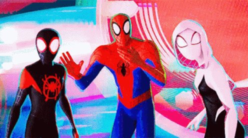 Surprised Spiderverse Suprised GIF