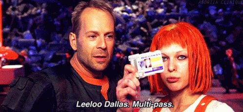 Leeloo Dallas Fifth Element GIF
