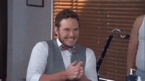 Chris Pratt Rubbing Hands GIF