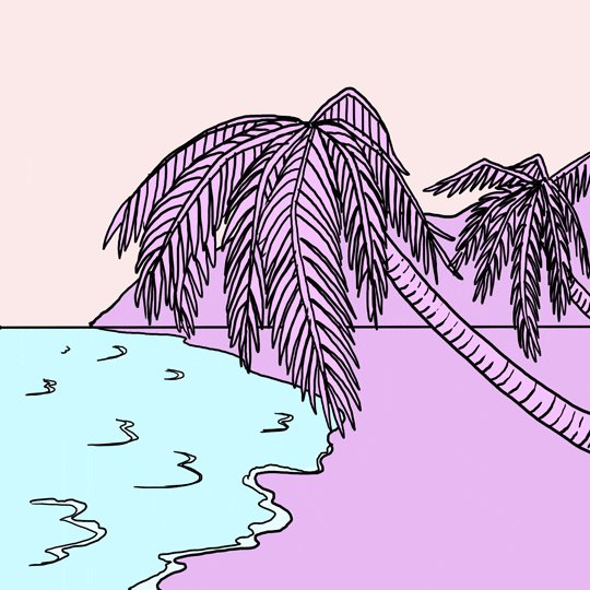 Palm Trees Animation GIF by...