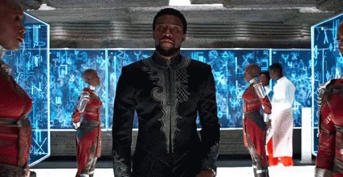 T Challa Black Panther GIF