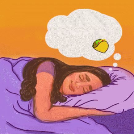 Dreaming Taco GIF