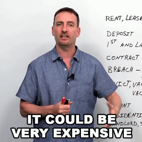It Could Be Very Expensive Adam GIF