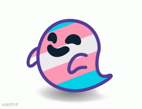 Ghost Smile GIF