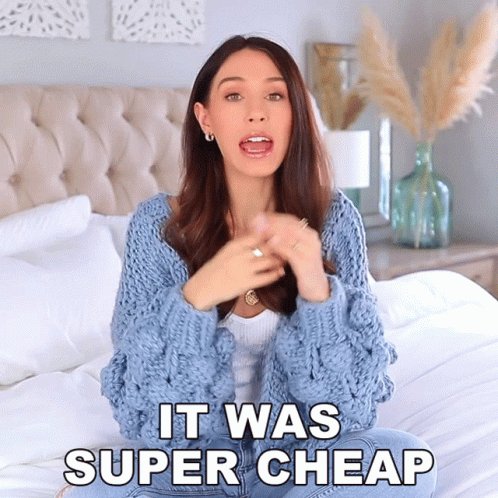 It Was Super Cheap Shea Whitney GIF
