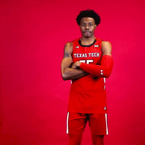 Adonis Arms GIF by Texas Tech Basketball