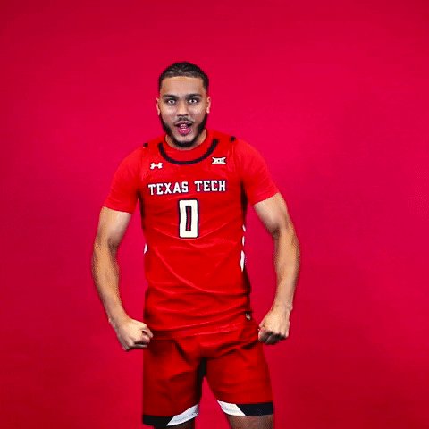 Kevin Obanor GIF by Texas Tech Basketball