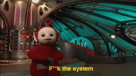 Teletubbies Fuck The System GIF