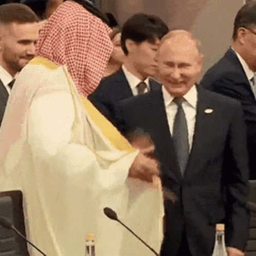 Handshake Vladimir Putin GIF