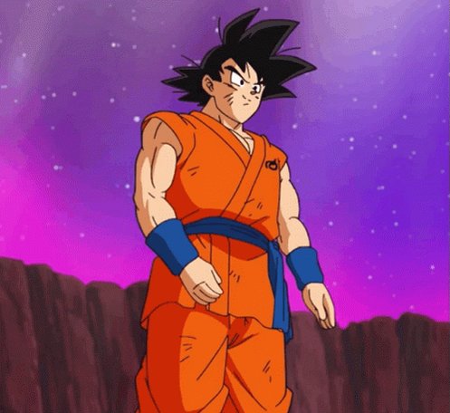 Goku Bowing GIF