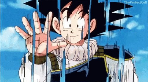 Goku Bye GIF