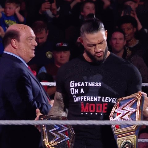 WWE on X: Undisputed Greatness. #SmackDown @WWERomanReigns @HeymanHustle   / X