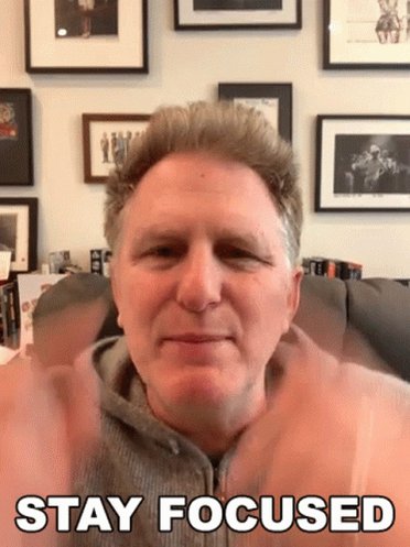 Stay Focused Michael Rapaport GIF