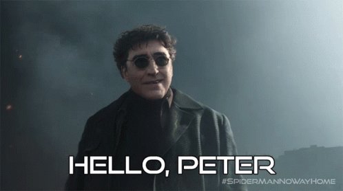 Hello Peter Otto Octavius GIF