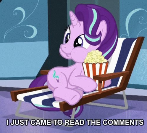 I Just Came To Read The Comments Mlp GIF