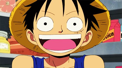 embarrassed luffy