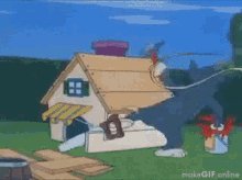 Yusef Building House GIF