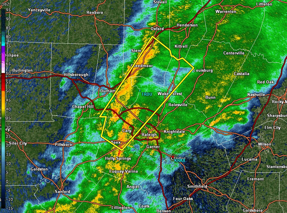 NWS Raleigh on Twitter "4pm update Tornado Warning in effect for