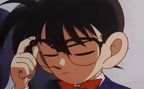 Detective Conan Glasses GIF