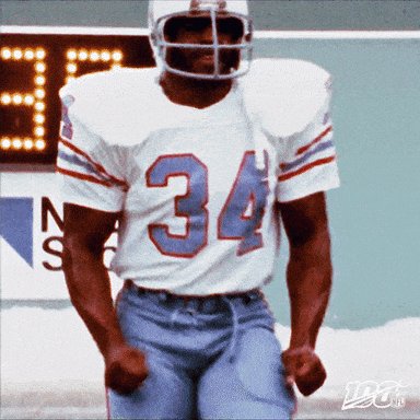 Speaking of throwbacks, a belated Happy Birthday to the great Earl Campbell who turned 67 on Tuesday. 