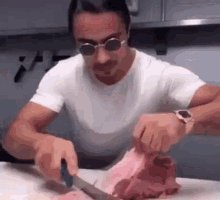 Salt Bae Chef GIF