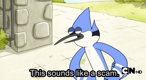 Mordecai Scam GIF