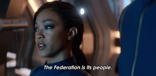 The Federation Is Its People Michael Burnham GIF