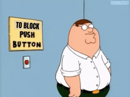 Block Button Family Guy GIF