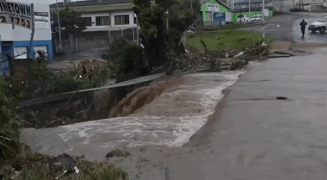 Gif shows water rushing dow...